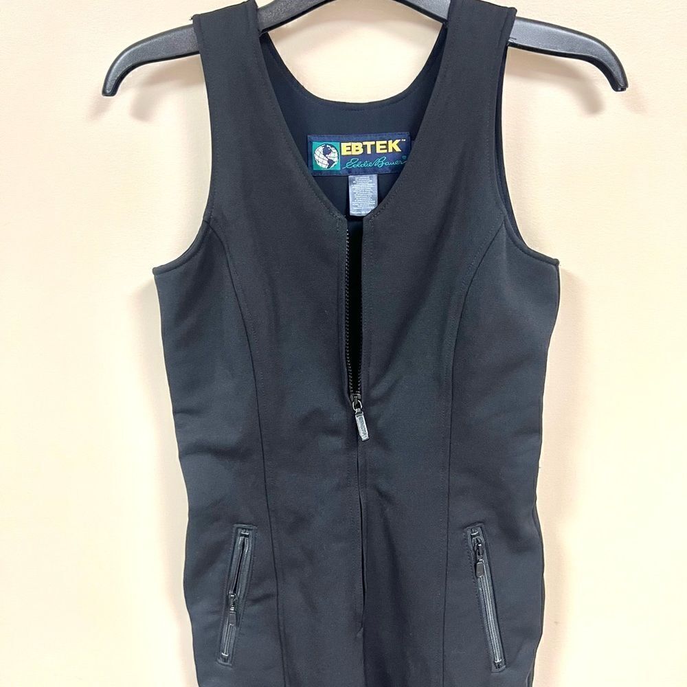 Vintage Eddie Bauer snow overalls zip up front Sz 6 - Picture 4 of 9